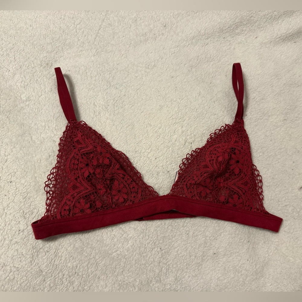 VS Red Lace Bralette (S)